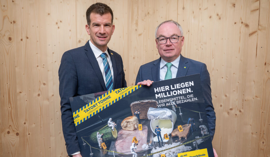 Pr&auml;sident N&Ouml; Umweltverb&auml;nde Christian Macho und LH-Stellvertreter Stephan Pernkopf